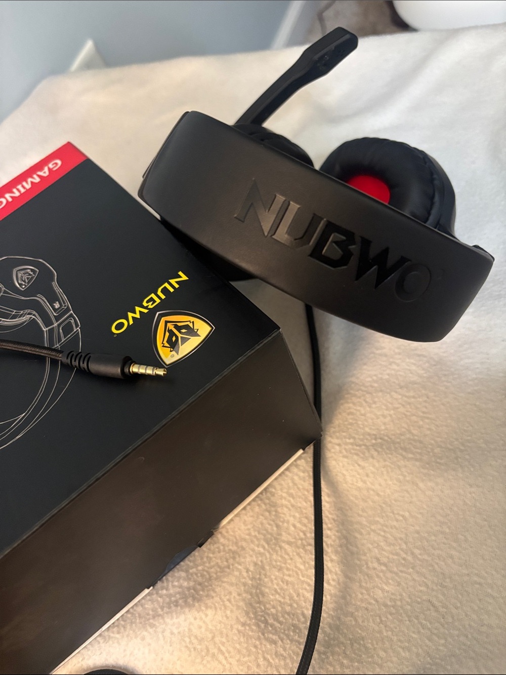 U3 Black & Red Wired Gaming Headset with Microphone - Picture 4 of 4